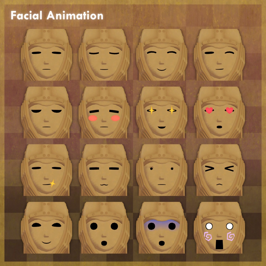 ハニワノブジン【3Dアバター】