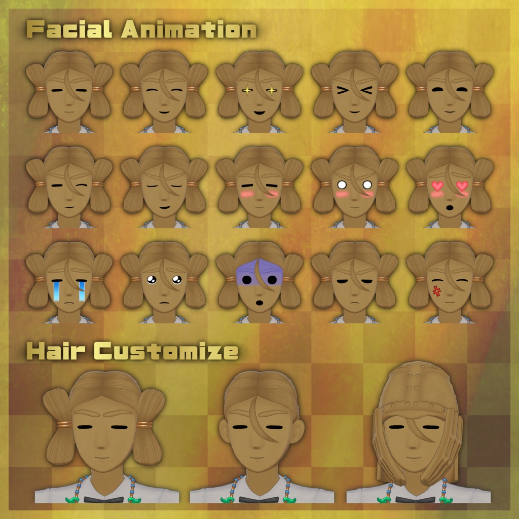 ハニワガイ【3Dアバター & +Head対応衣装】