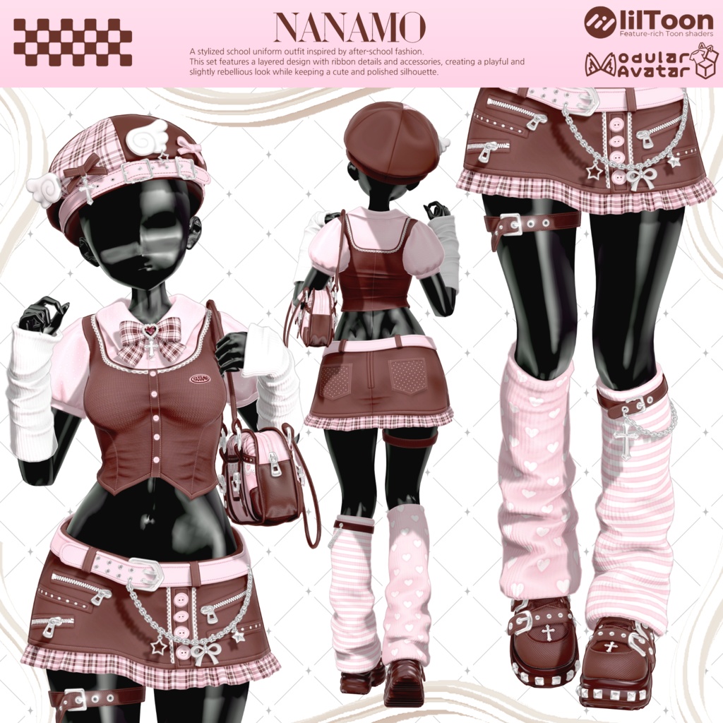 ✨️Sale✨️【Fyuett他14体対応】⟡ After School ⟡ 衣装セット