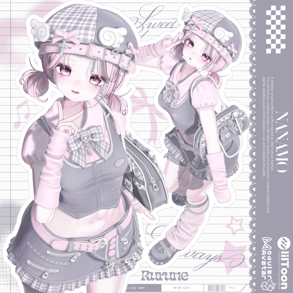 ✨️Sale✨️【Fyuett他14体対応】⟡ After School ⟡ 衣装セット