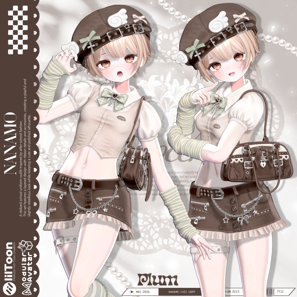 ✨️Sale✨️【Fyuett他14体対応】⟡ After School ⟡ 衣装セット