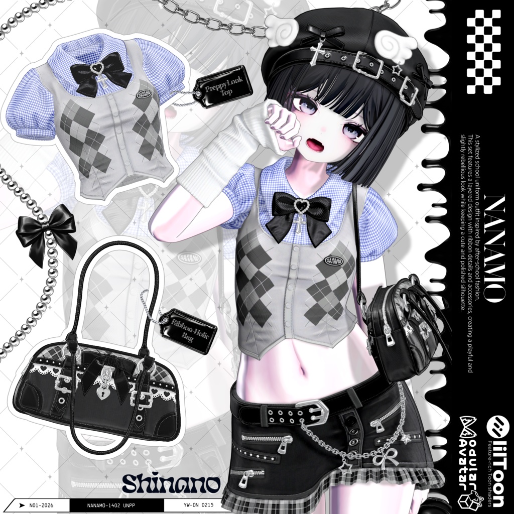 ✨️Sale✨️【Fyuett他14体対応】⟡ After School ⟡ 衣装セット