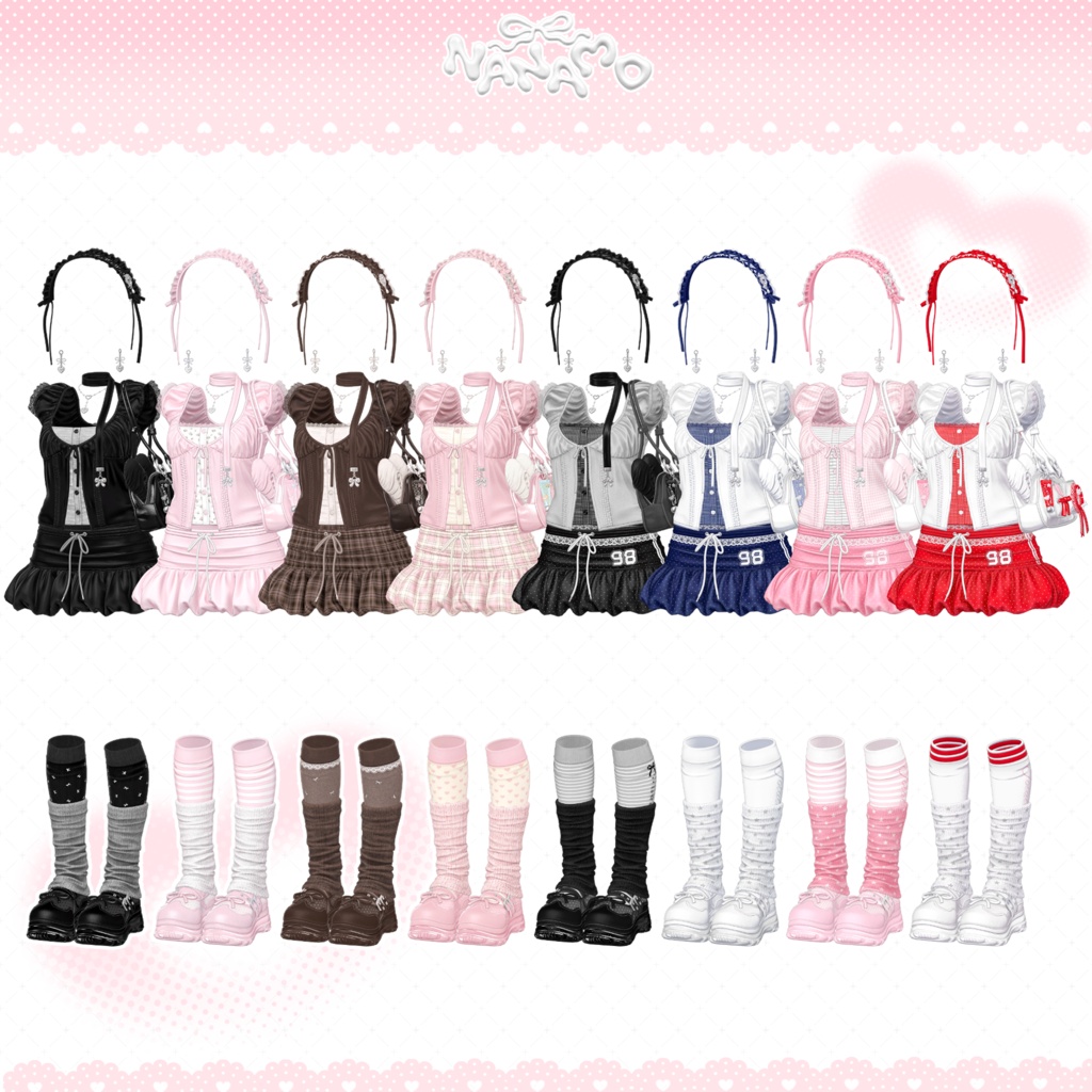 🩷SALE🩷 [17アバター対応] Girly Edit | Balletcore Casual Outfit 🎀 缩略图 16