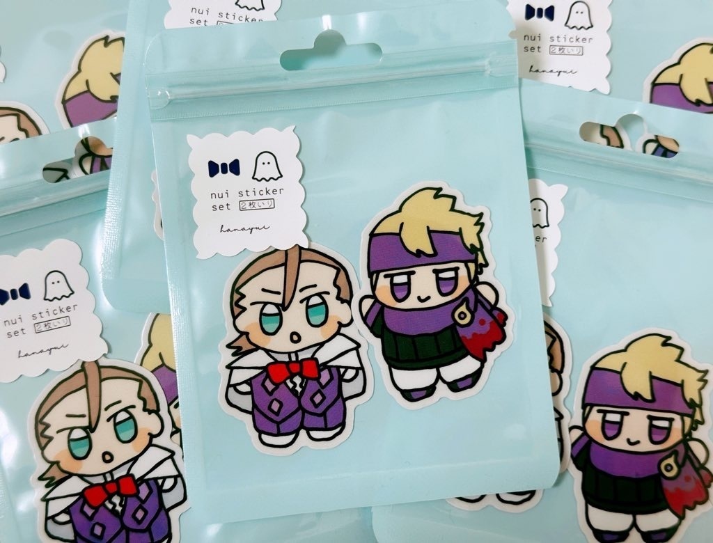 ミナマツぬい風ステッカーセット