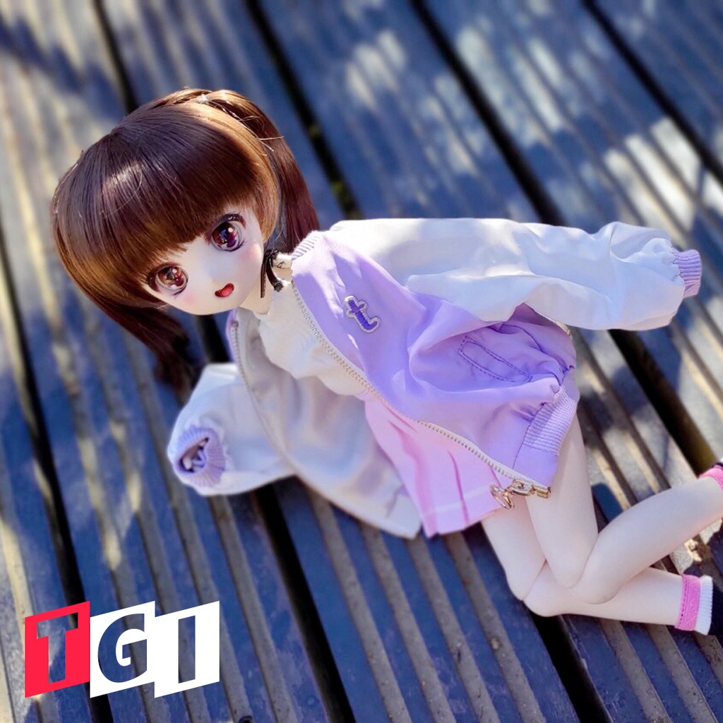籠鶇TGI ★《Girl movement revolution》DD / DY / MDD size スタジャン(赤/ピンク/水色/菫色)