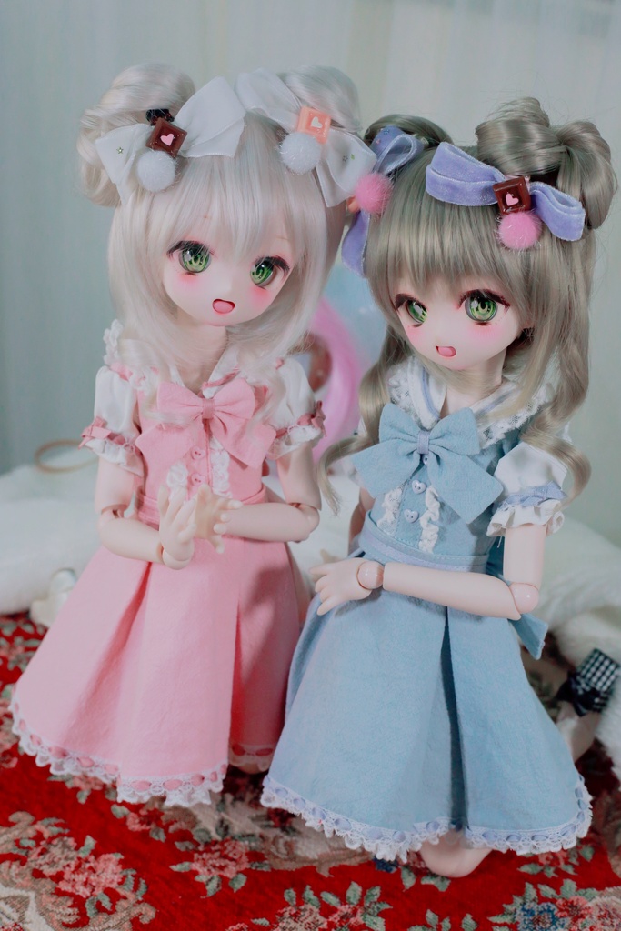 9~9.5インチ ウィッグセット《チョコスウィートハート》