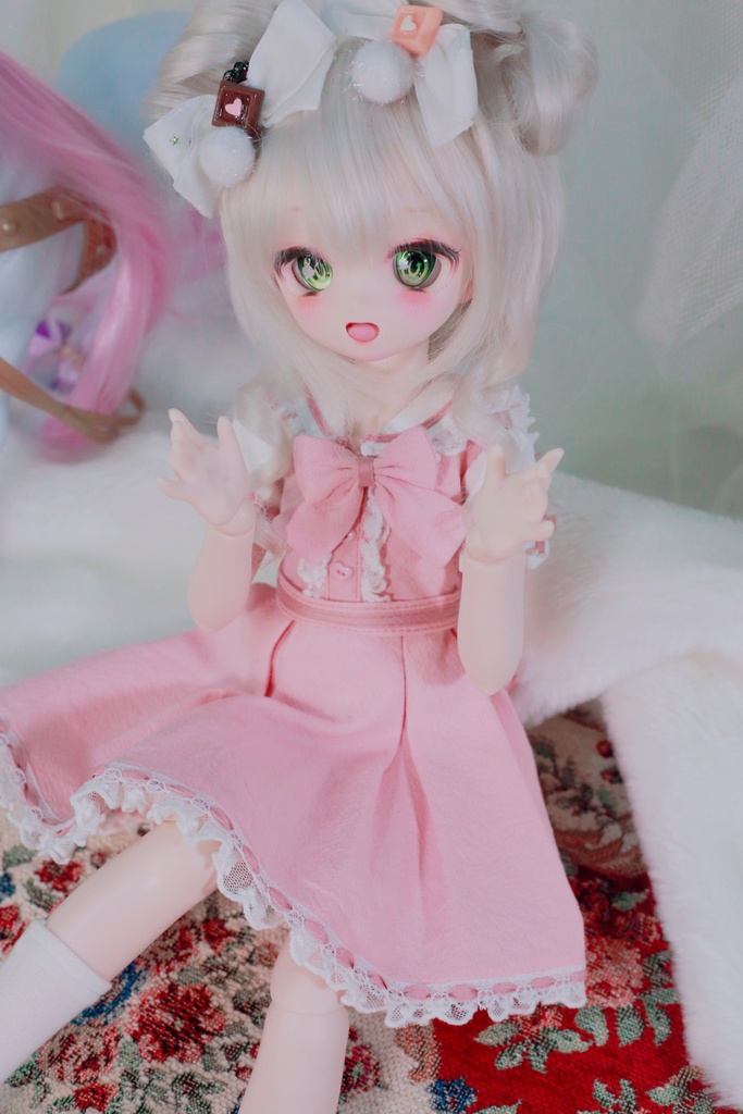 9~9.5インチ ウィッグセット《チョコスウィートハート》