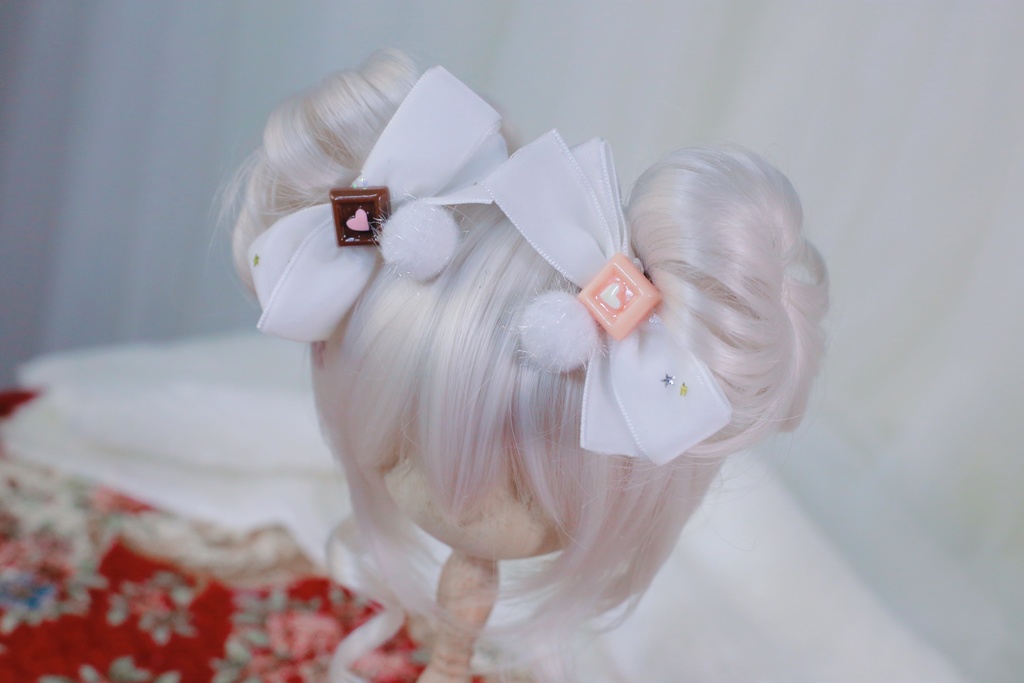 9~9.5インチ ウィッグセット《チョコスウィートハート》