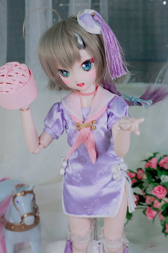 9~9.5インチ ウィッグセット《ショーロンポー》