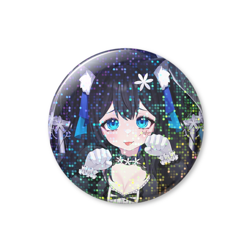 【ハロウィン2025グッズ】ホログラム缶バッジ