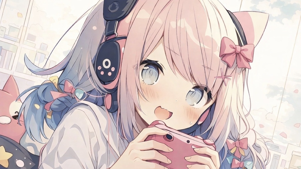 【フリーBGM】まったりぷれい🎮【配信/かわいい/Chill/Pop/作業用BGM/1時間】