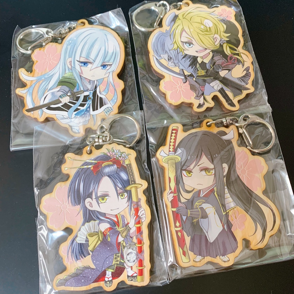 【刀剣乱舞】*ウッドキーホルダー