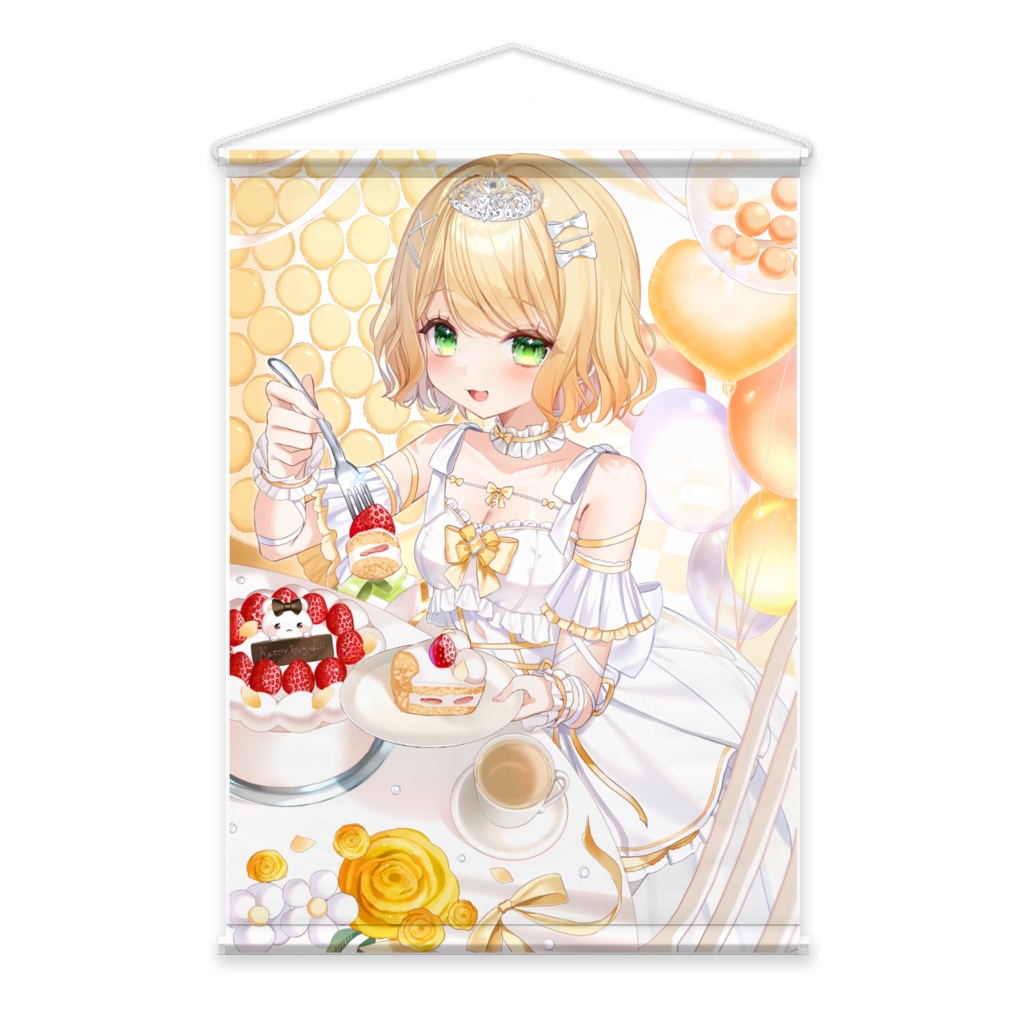 ちゅなち誕生日記念タペストリー
