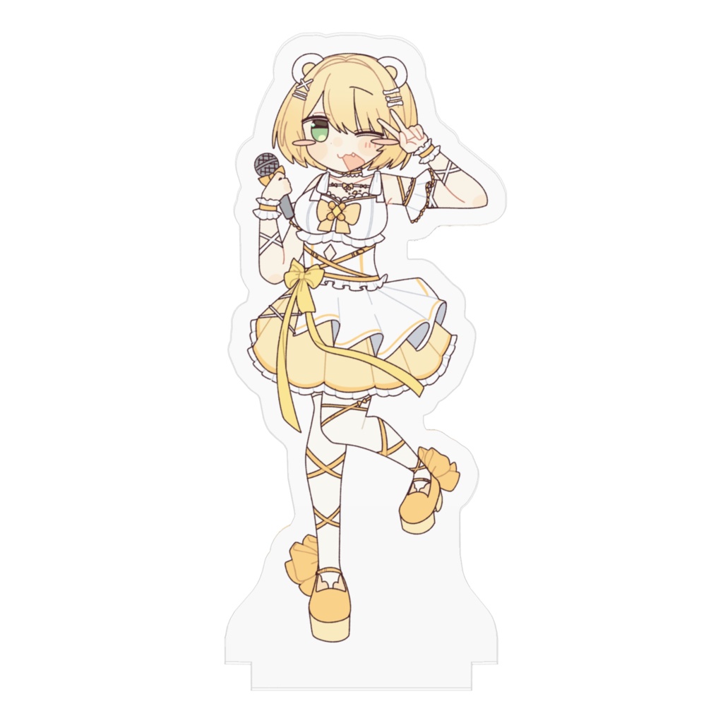 ちゅなちつめこみアクリルスタンド(しろくまver)