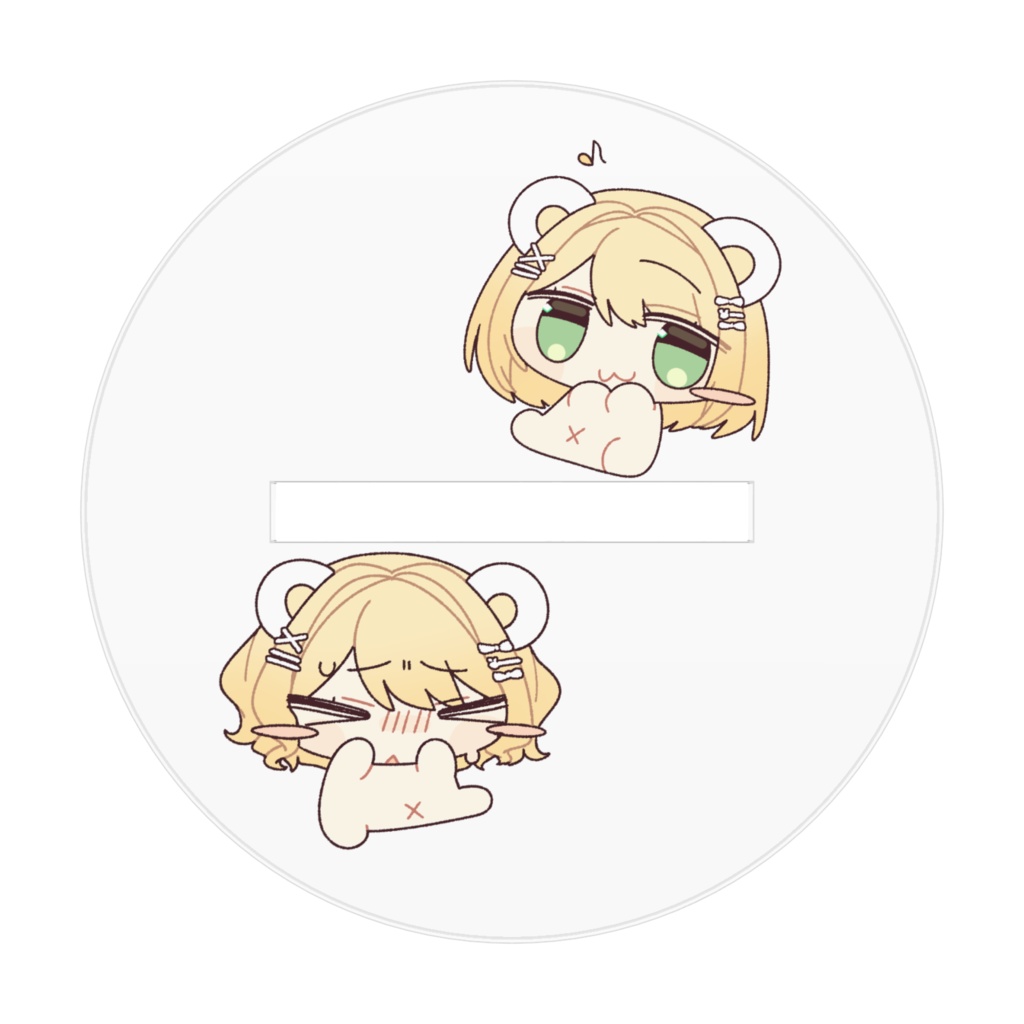ちゅなちつめこみアクリルスタンド(しろくまver)