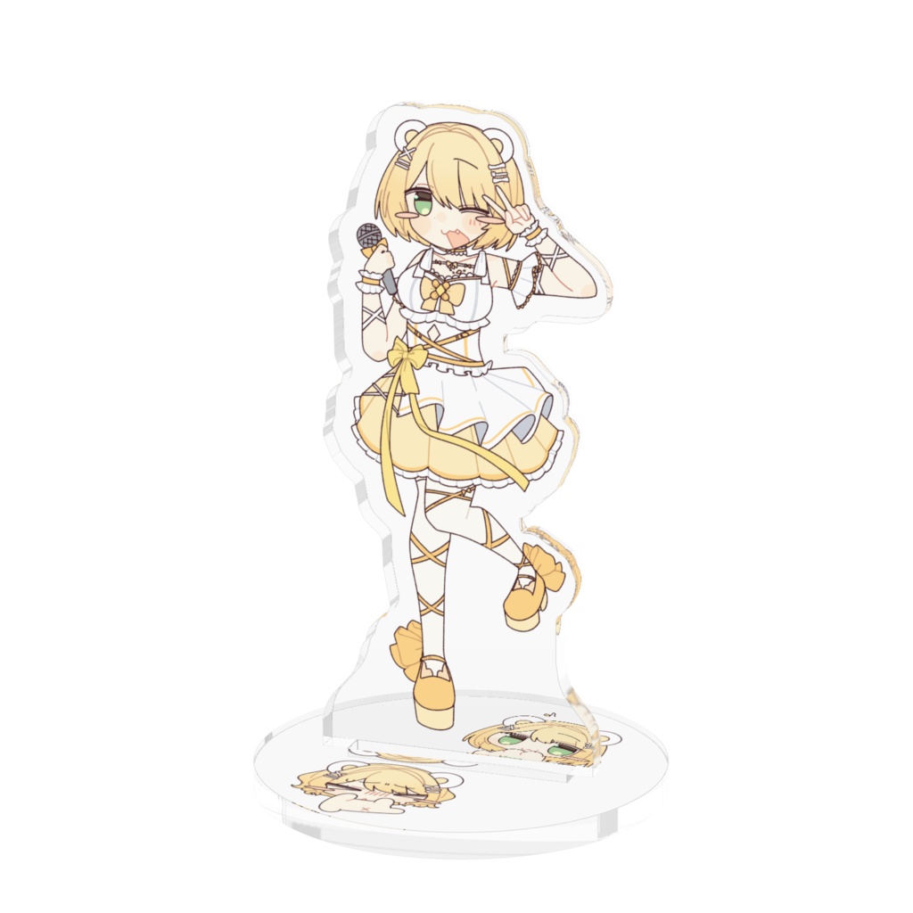 ちゅなちつめこみアクリルスタンド(しろくまver)