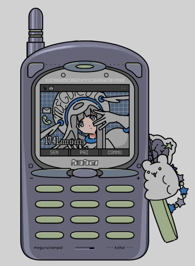 [キーホルダー]めぐるとSenpai