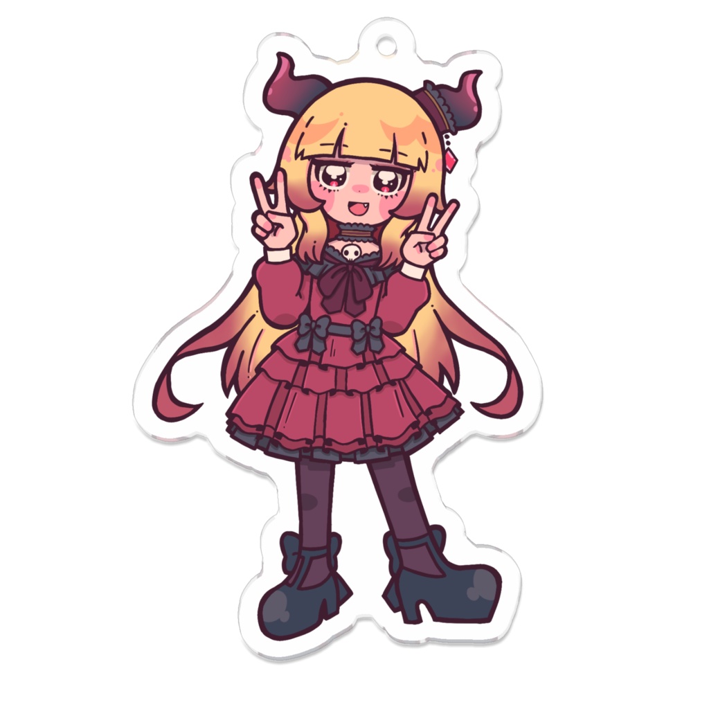 骸魔るべる　1stアクリルキーホルダー