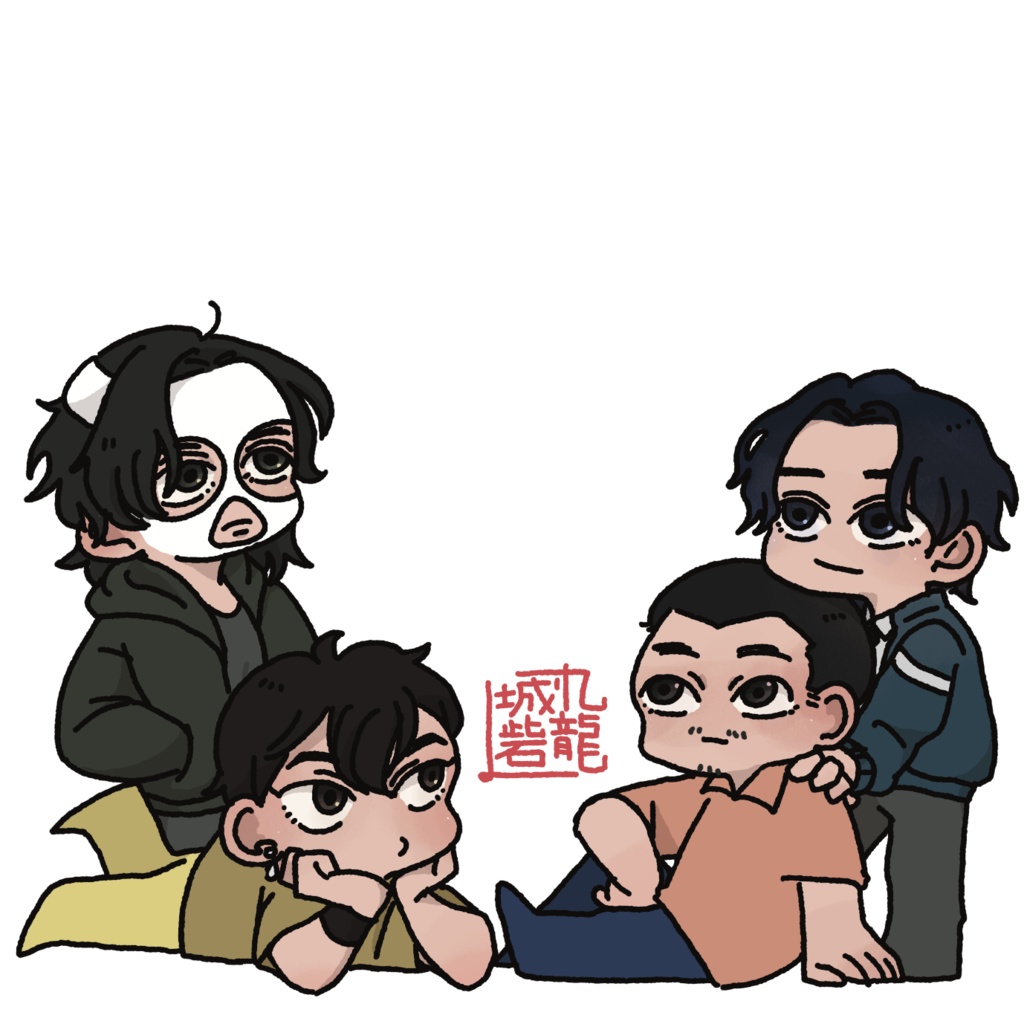 四少アクリルキーホルダー