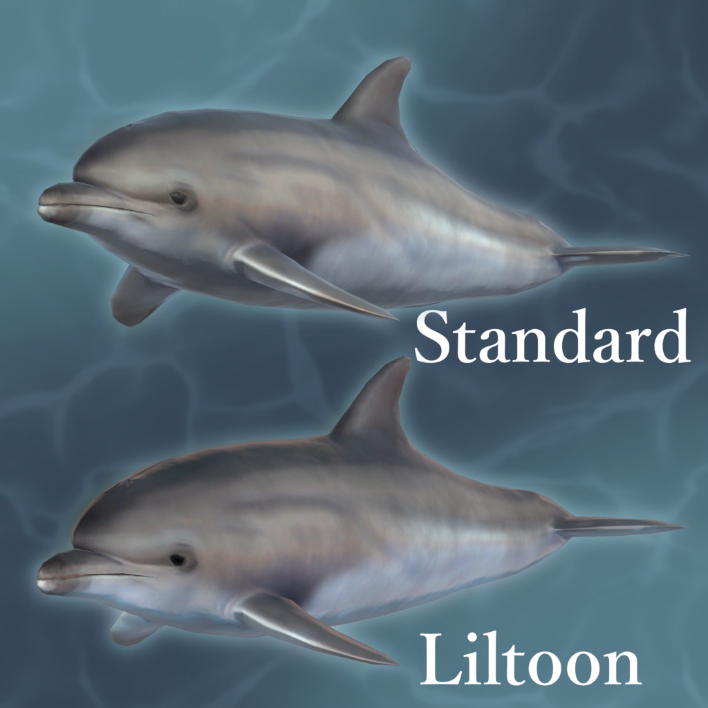 3Dアバター「バンドウイルカ(ハンドイルカ)」