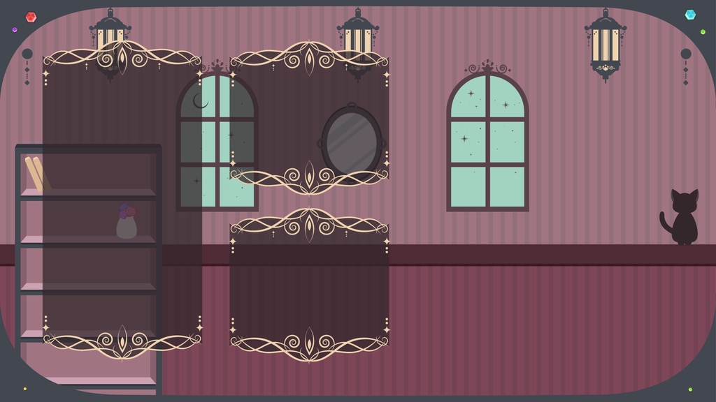 【無料/有料】レトロでお洒落な配信画面【ゲーム/雑談】