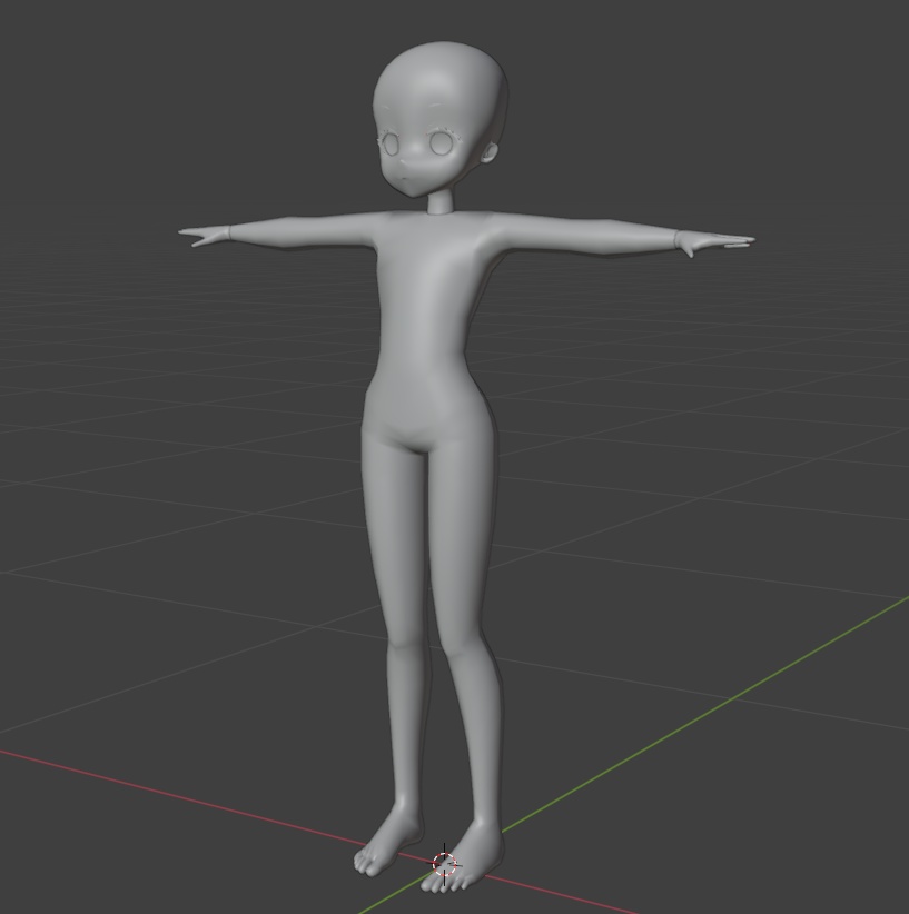 vrchat用アバター素体