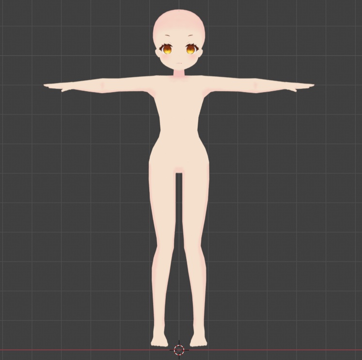 vrchat用アバター素体