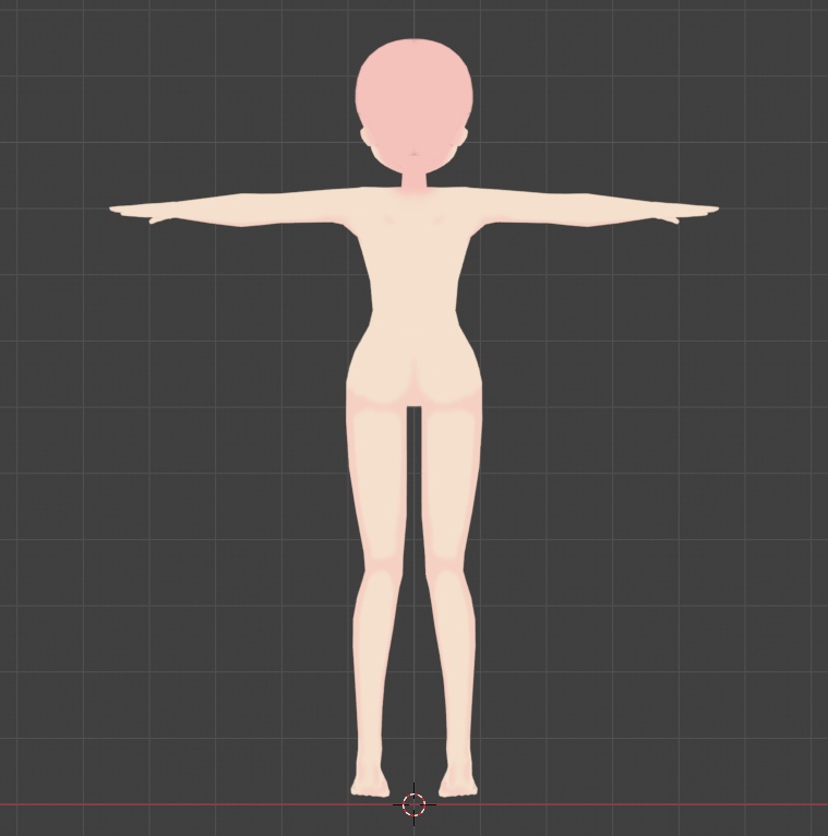 vrchat用アバター素体