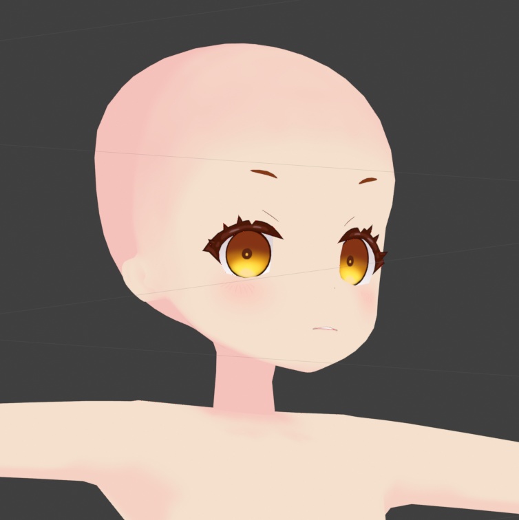 vrchat用アバター素体