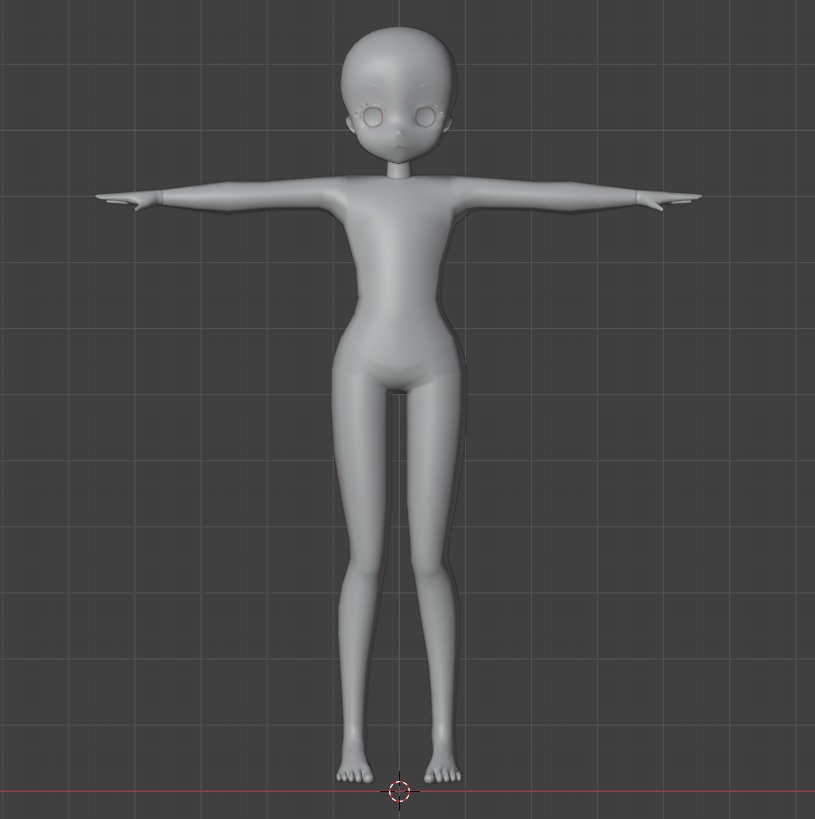 vrchat用アバター素体