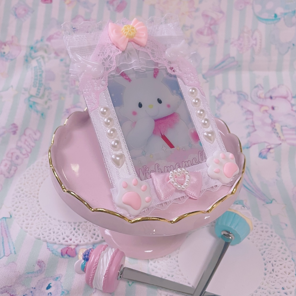 レースリボンデコレーションカードケース(試作品)