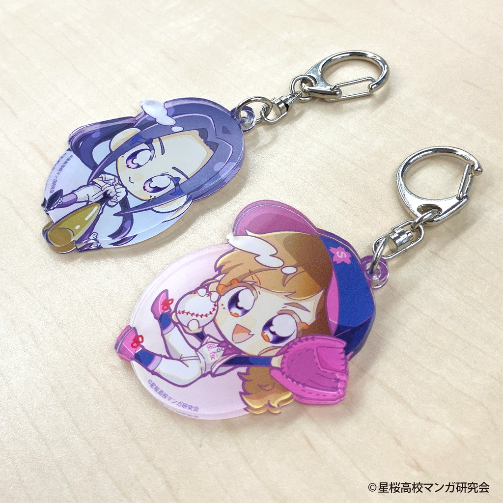 花鈴のマウンド フチなしアクリルキーホルダー