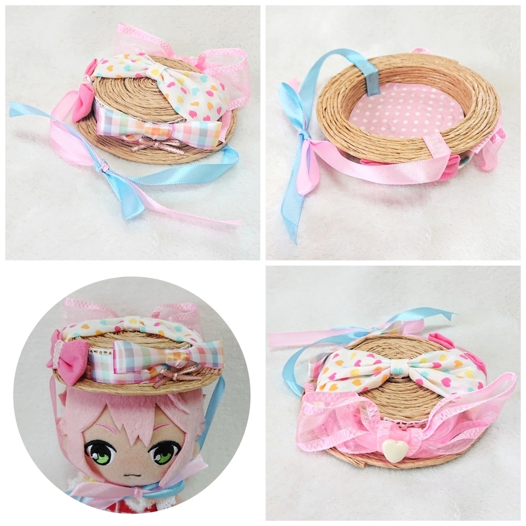 ぬいぐるみ用カンカン帽各種