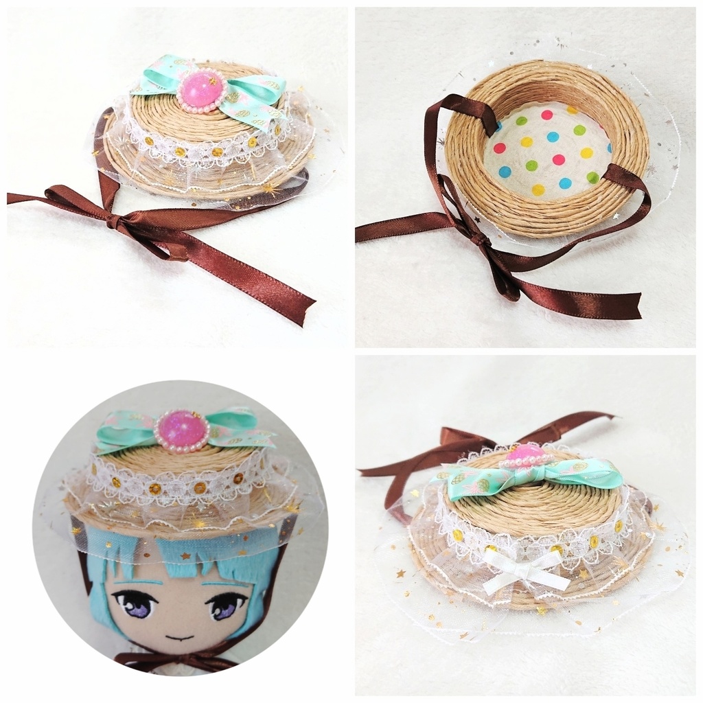 ぬいぐるみ用カンカン帽各種