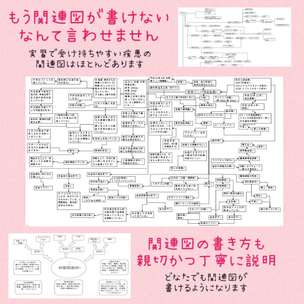 プチナース 病態関連図