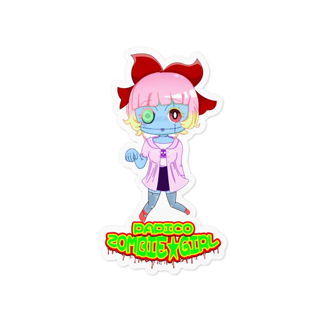 Papico ZOMBIE GIRL ステッカー