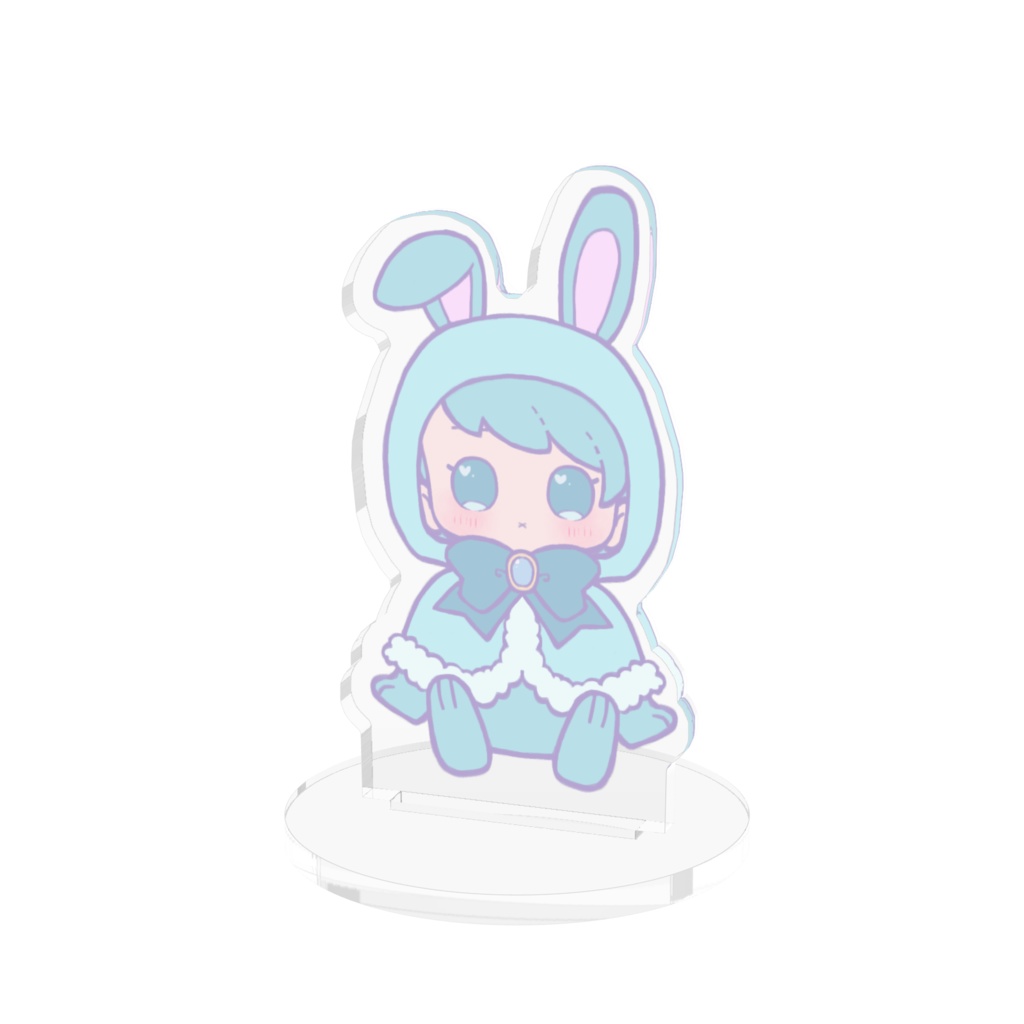 うさずきんアクリルフィギュア【ふゆさわ】