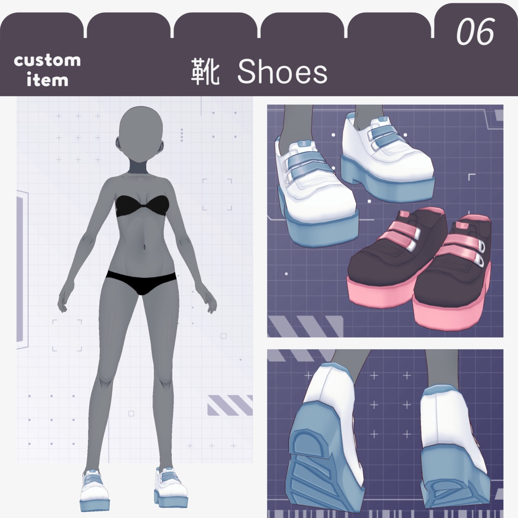 【#VRoid 男女両対応】ナポレオン風ケープパーカーセット