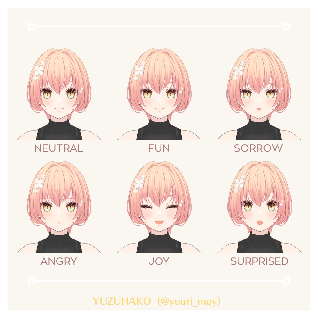 【VRoid + VRM 無料 / FREE】Shuera / シュエラ