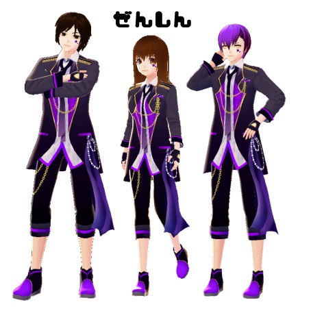 アイドルコーデ【3D用素材テクスチャ】