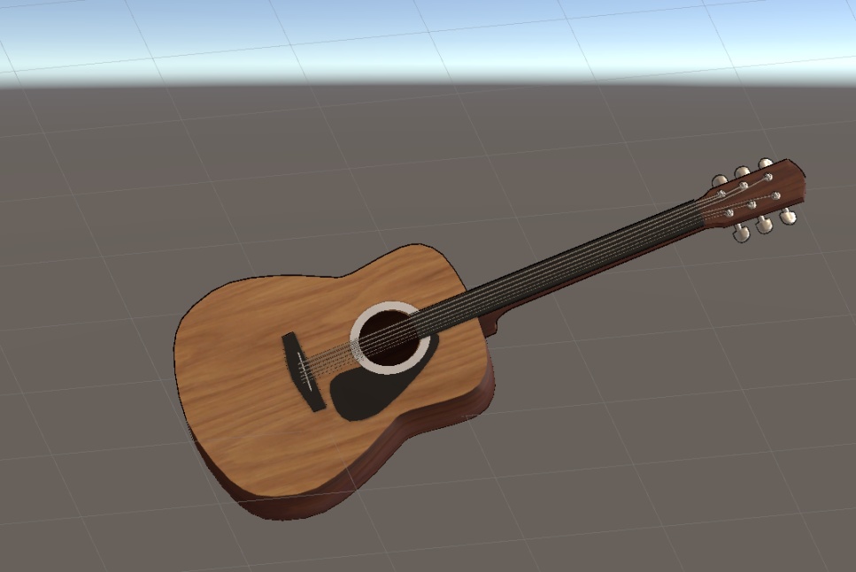 【VRChat向け販売3Dモデル】クラシックギター二色