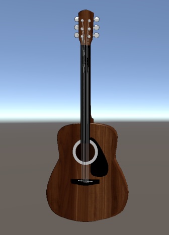 【VRChat向け販売3Dモデル】クラシックギター二色
