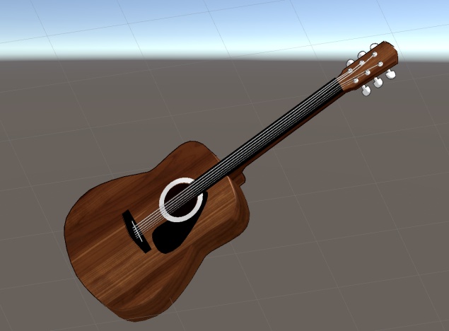 【VRChat向け販売3Dモデル】クラシックギター二色