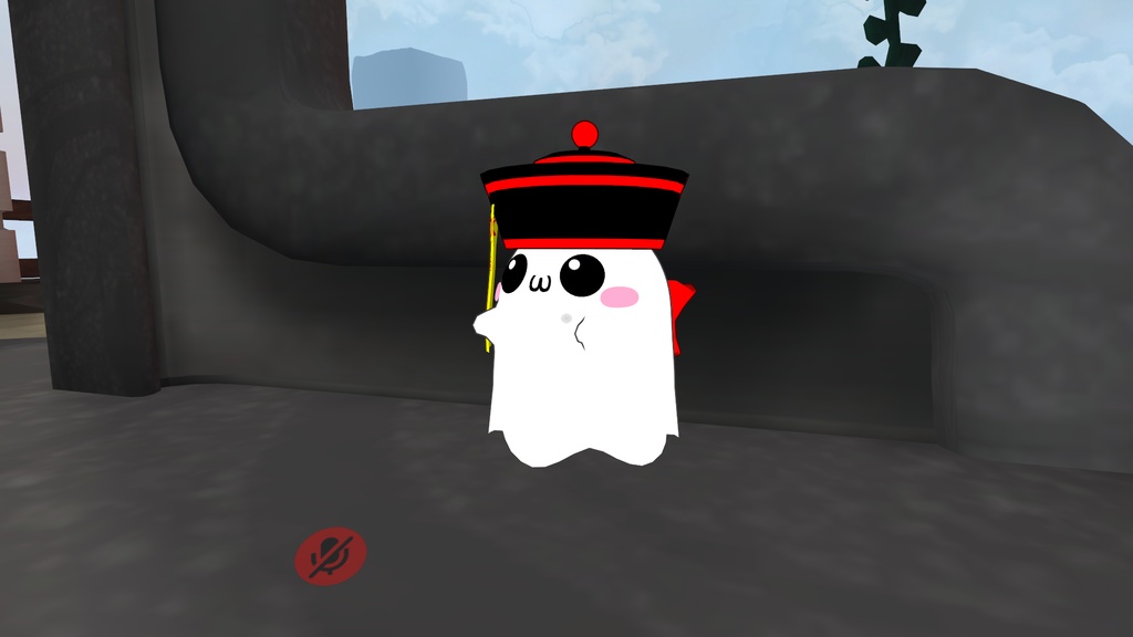 【VRChat向け販売3Dモデル】おばけキョンシー