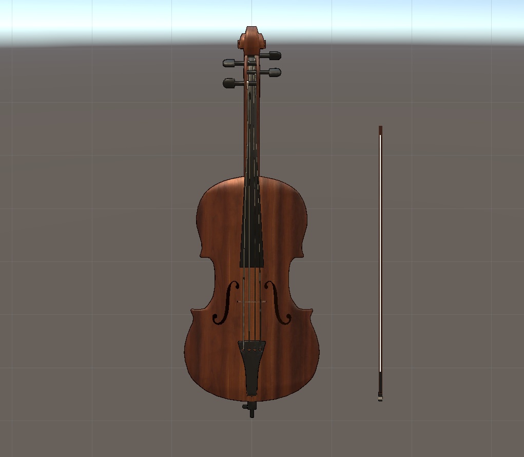 【VRChat向け販売3Dモデル】チェロ