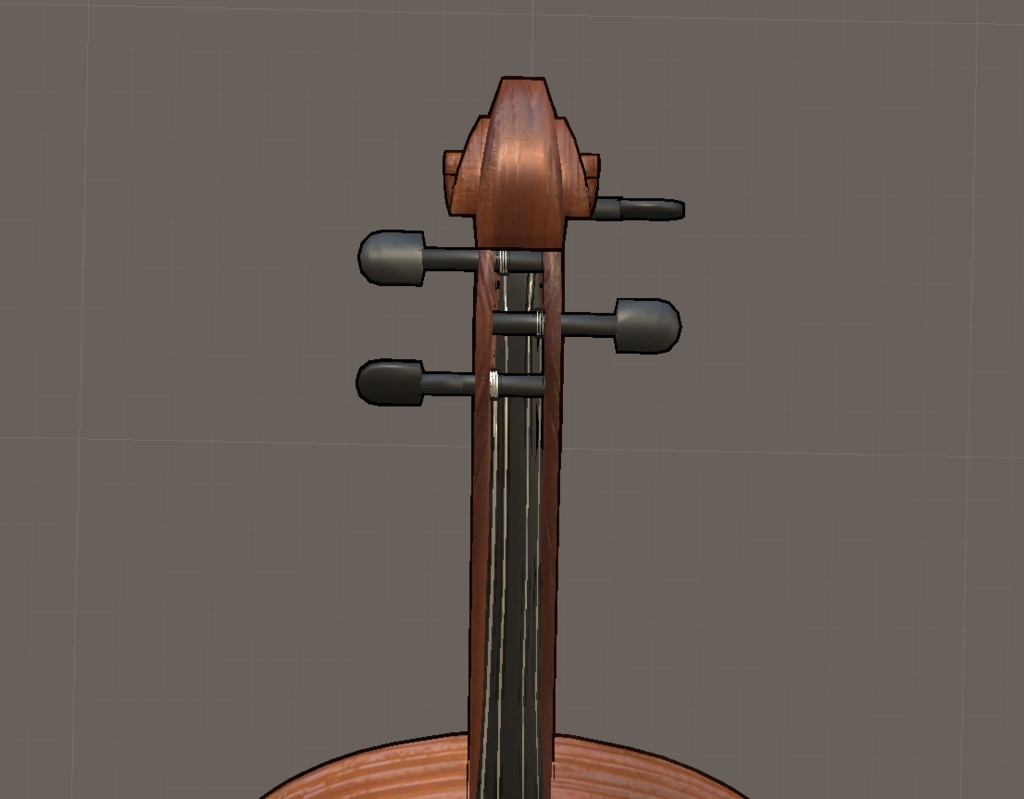 【VRChat向け販売3Dモデル】チェロ
