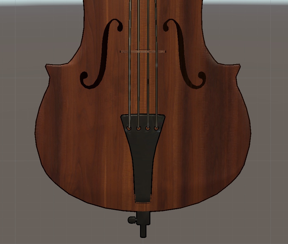 【VRChat向け販売3Dモデル】チェロ