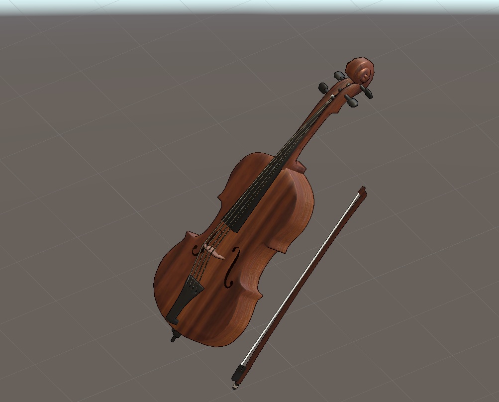 【VRChat向け販売3Dモデル】チェロ
