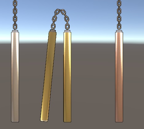 【VRChat向け販売3Dモデル】ヌンチャク