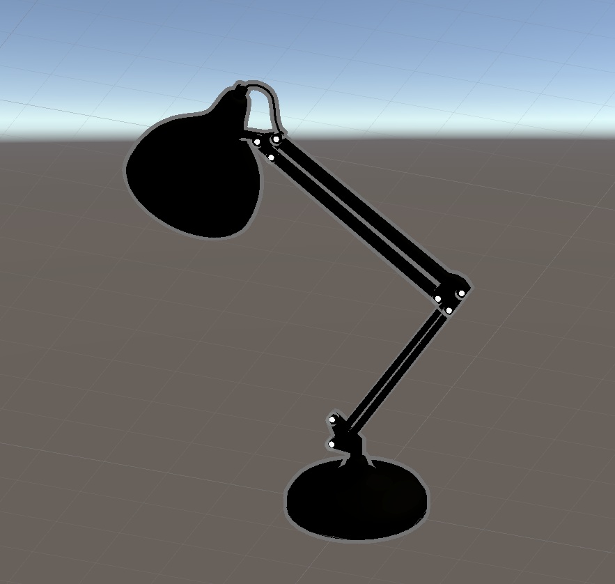 【VRChat向け販売3Dモデル】スタンドランプ